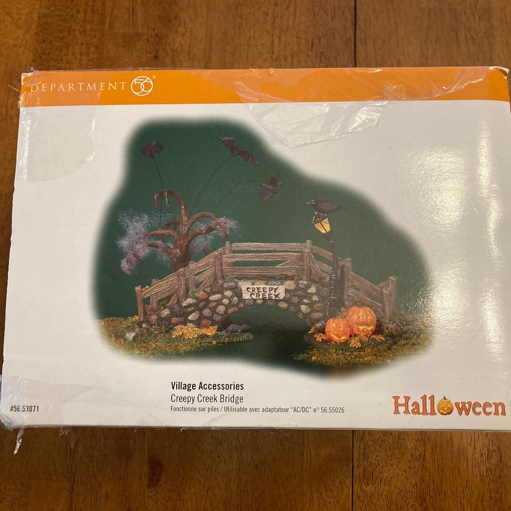 Department 56 Creepy Creek Bridge
